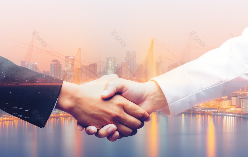 城市大海白衬衫和西装握手金融贸易商务房产科技领导业务员公司企业建筑合作背景,高清,摄影图,摄影图片,图片大全,摄影图免费下载